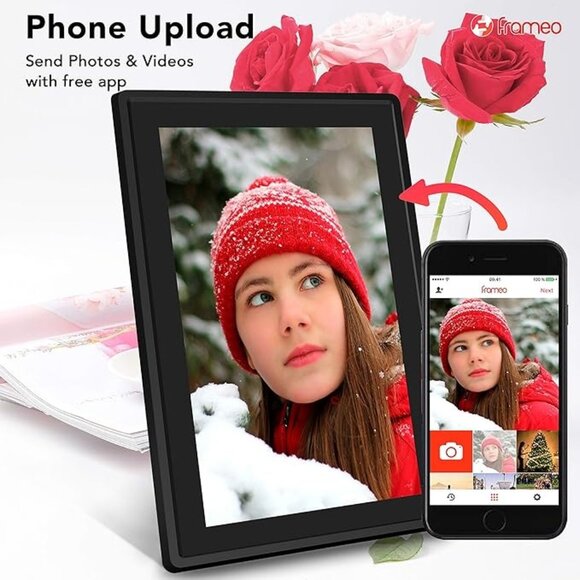 Smart WiFi Digital Picture Frame 10.1 Inch 16GB Send Photos, Videos Anywhere NIB - Picture 3 of 8